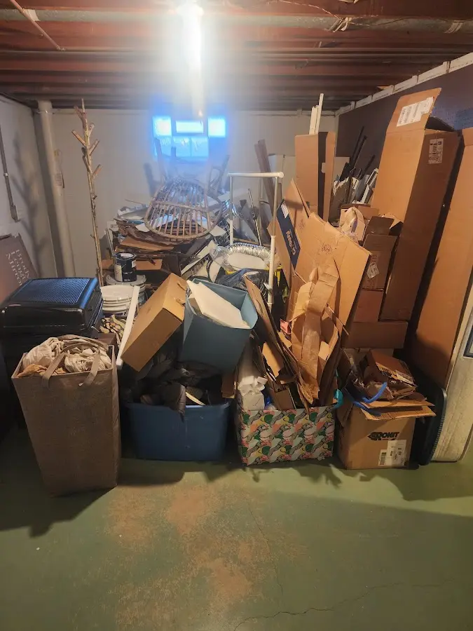 Roll-off dumpster container at job site for 2 Yard Dumpster Rental in Hardeeville